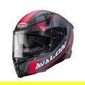 Avalon X Optic Helmet Black Grey Red