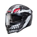 Avalon X Punk Helmet Matt Grey White Red