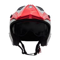 Rock 6 Stasis Helmet Grey Red