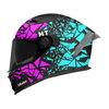 MT MT Braker Crash SV Helmet B8 Matt Black Purple Blue - Thumbnail 1