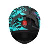MT MT Braker Crash SV Helmet B8 Matt Black Purple Blue - Thumbnail 3