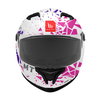 MT MT Braker Crash SV Helmet A8 Matt White Pink Purple - Thumbnail 2