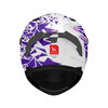 MT MT Braker Crash SV Helmet A8 Matt White Pink Purple - Thumbnail 3