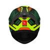 MT MT Braker SV Zebra Helmet C6 Matt Black Green - Thumbnail 2