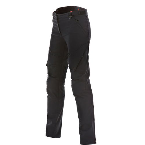 Dainese New Drake Air Ladies Black Texile Motorcycle Pants Front                                                                                                                                                                                               