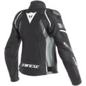 Avro 4 Ladys Leather Jacket Matt Black Anthracite White