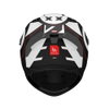 MT MT Braker SV Inox Helmet A0 Matt Black White - Thumbnail 3
