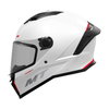MT MT Braker SV Solid Helmet A0 Gloss Pearl White - Thumbnail 1