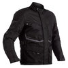 RST Maverick CE Black Textile Motorcycle Jacket Front                                                                                                                                                                                                          