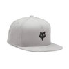 Fox Fox Head Snapback Hat Steel Grey - Thumbnail 1