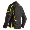 RST Maverick CE Black Neon Textile Motorcycle Jacket Back                                                                                                                                                                                                      