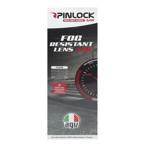 AGV GT4 Max Vision Pinlock - 70 Clear