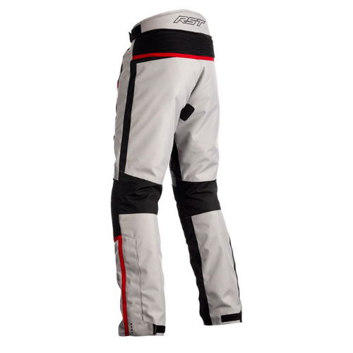 RST Maverick CE Silver Black Red Textile Motorcycle Jeans Rear                                                                                                                                                                                                 
