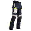 RST Maverick CE Blue Silver Neon Textile Motorcycle Jeans Front                                                                                                                                                                                                