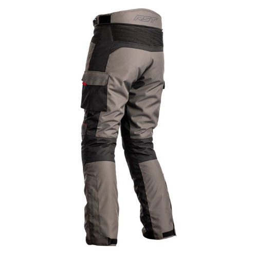 RST Atlas CE Grey Black Red Textile Motorcycle Jeans Rear                                                                                                                                                                                                      