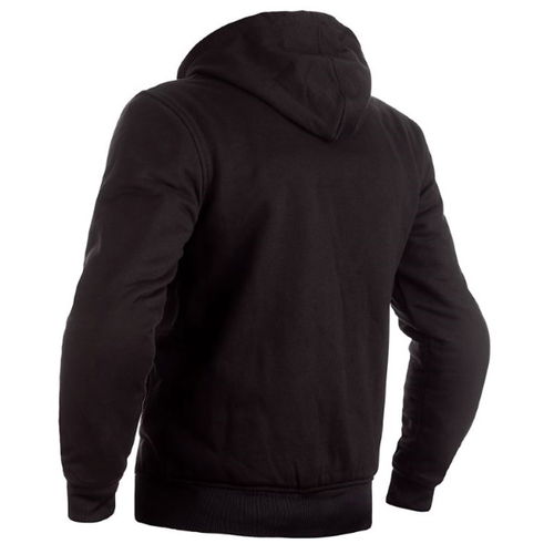 RST Zip Through Lined CE Black Hoodie Back                                                                                                                                                                                                                     
