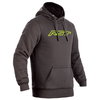 RST Pullover Lined CE Grey Lime Hoodie Front                                                                                                                                                                                                                   