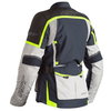 RST Maverick CE Ladies Blue Silver Neon Textile Motorcycle Jacket Back                                                                                                                                                                                         