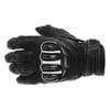 RST Tractech Evo CE Short Black Motorcycle Gloves Back                                                                                                                                                                                                         