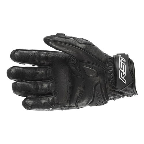 RST Tractech Evo CE Short Black Motorcycle Gloves Palm                                                                                                                                                                                                         