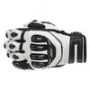 RST Tractech Evo CE Short Black White Motorcycle Gloves Back                                                                                                                                                                                                   