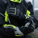 Montreal 4 Mens Dry2Dry Gloves Black Grey Fluo