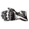 RST Axis CE Mens Black White Motorcycle Gloves Back                                                                                                                                                                                                            