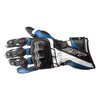 RST Axis CE Mens Black Blue White Motorcycle Gloves Back                                                                                                                                                                                                       