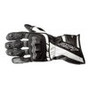 RST Axis CE Mens Black Grey White Motorcycle Gloves Back                                                                                                                                                                                                       