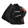 Dainese Racing 3 D-dry Mens Black Red Waterproof Textile Motorcycle Jacket Inside                                                                                                                                                                              