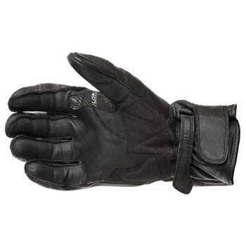RST Jet CE Mens Black Motorcycle Gloves Palm