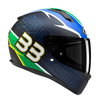 HJC HJC C10 Brad Binder Helmet Red White Blue - Thumbnail 4