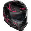 Nolan Nolan N80-8 Turbulence Helmet Flat Black Pink 079 - Thumbnail 5