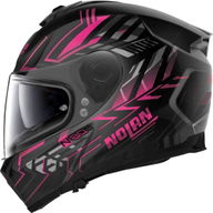 N80-8 Turbulence Helmet Flat Black Pink 079