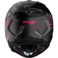 N80-8 Turbulence Helmet Flat Black Pink 079