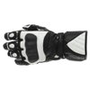 RST GT CE Ladies Black White Motorcycle Gloves Back                                                                                                                                                                                                            