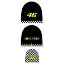 Double-Sided Kids Beanie - Race/Black