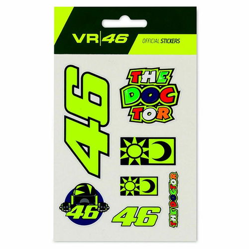 VR46 Stickers Small Set Classic