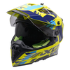 Axor Axor X-Cross Adventure Helmet Gloss Blue Yellow - Thumbnail 1