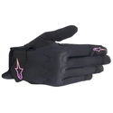 Stated Air Womens Gloves Black Yellow Pink