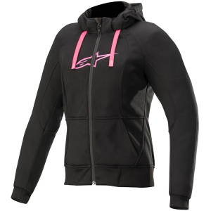 Alpinestars Stella Chrome Sport Hoodie Black Fuchsia