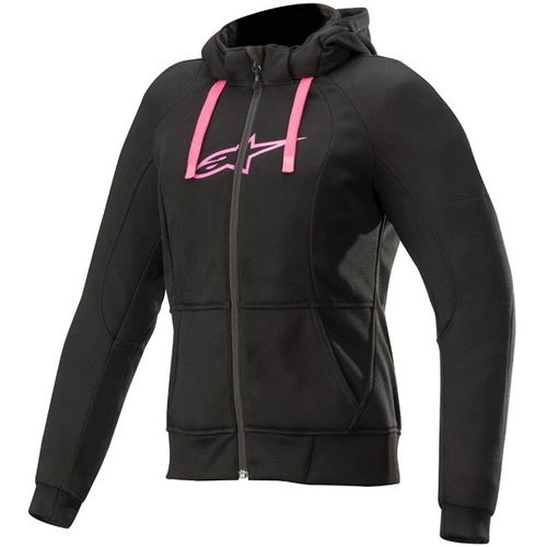 Alpinestars Stella Chrome Sport Hoodie Black Fuchsia