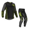  Fly Kinetic Jet Black Olive Green Hi Viz Combo - Thumbnail 1