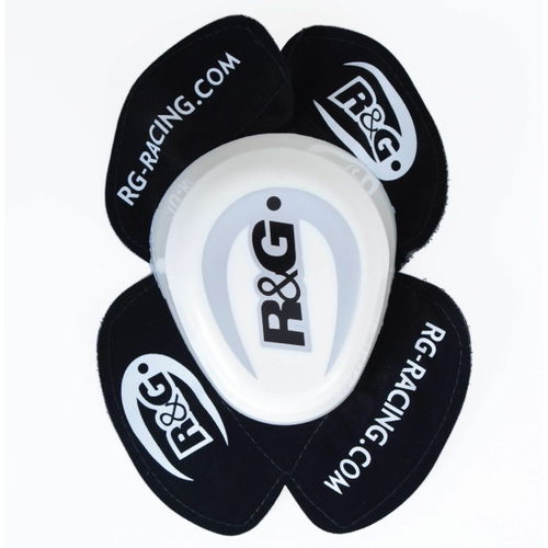 R&G Aero Wide Knee Sliders - White
