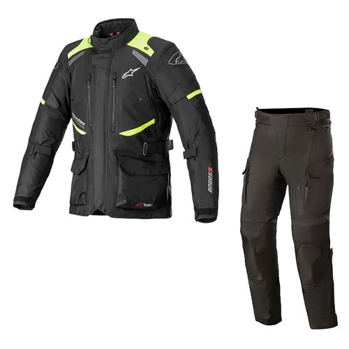 Alpinestars Andes V3 Drystar Black Yellow Fluo Combo