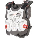A-1 Plus Chest Protector White Anthracite Red