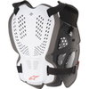 Alpinestars A-1 Plus White Anthracite Red Chest Protector Back                                                                                                                                                                                                 