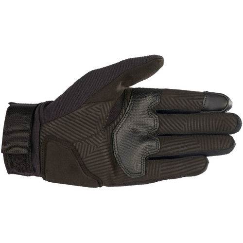 Alpinestars Reef Womens Black Reflective Motorcycle Gloves Palm                                                                                                                                                                                                