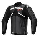 Atem V5 Leather Jacket Black White