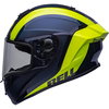 Bell Bell Race Star Flex DLX Helmet Tantrum 2 MG Dark Blue Hi-Viz - Thumbnail 2